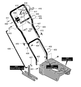 Part Location Diagram of 740144-853 Murray DISCONTINUED